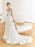 San Patrick Batista romantic designer wedding dress sample sale Rosemantique